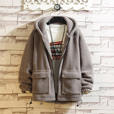 Toponeto Mens Autumn Winter Casual Fashion Loose Velvet Hoodie Cotton-padded Jacket Coat
Toponeto Mens Autumn Winter Casual Fashion Loose Velvet Hoodie Cotton-padded Jacket Coat