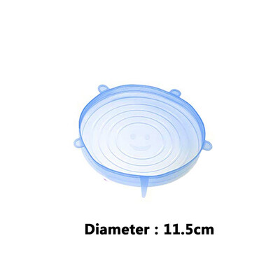 Elastic Seal Universal Silicone Saran Wrap Cover Clear Lids Food Bowl Pot Stretch Kitchen Vacuum Seal Bowls
Elastic Seal Universal Silicone Saran Wrap Cover Clear Lids Food Bowl Pot Stretch Kitchen Vacuum Seal Bowls