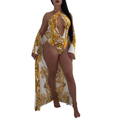 Roseonmyhand Fashion Women Sexy Ladies Flower Print Jumpsuits Smock Cloak Two Piece Set
Roseonmyhand Fashion Women Sexy Ladies Flower Print Jumpsuits Smock Cloak Two Piece Set