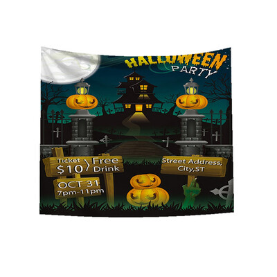 Toponeto Sugar Skull Tapestry Halloween Trick Treat Horror Ghost Wall Hanging Home Decor
Toponeto Sugar Skull Tapestry Halloween Trick Treat Horror Ghost Wall Hanging Home Decor