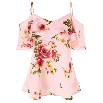 Nomeni Women Floral Printing Off Shoulder Shirt Sleeveless Vest Tank Tops Blouse NYL
Nomeni Women Floral Printing Off Shoulder Shirt Sleeveless Vest Tank Tops Blouse NYL