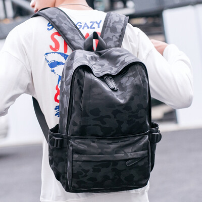 Double-shoulder bag Korean tide business casual fashion travel computer backpack PU leather high school students bag
Double-shoulder bag Korean tide business casual fashion travel computer backpack PU leather high school students bag