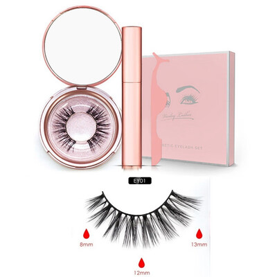 Magnetic Liquid Eyeliner Magnetic False Eyelashes Tweezer Set Waterproof Long Lasting Eyeliner False Lashes