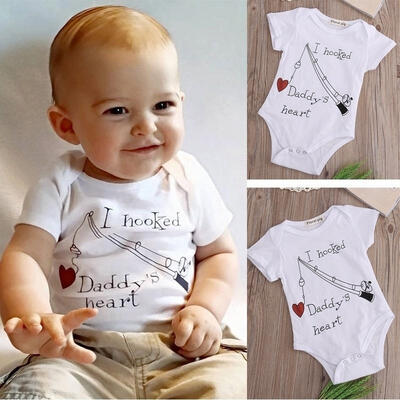 I Hooked Daddy&39s Heart Newborn Infant Baby Boy Clothes Girl Babygrows Playsuit Jumpsuit Rompers
I Hooked Daddy&39s Heart Newborn Infant Baby Boy Clothes Girl Babygrows Playsuit Jumpsuit Rompers
