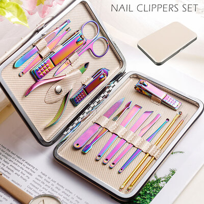 15 In 1 Manicure Pedicure Set Nail Clippers - Stainless Steel Professional Pedicure Nail Scissors Grooming Kit Tools Gift
15 In 1 Manicure Pedicure Set Nail Clippers - Stainless Steel Professional Pedicure Nail Scissors Grooming Kit Tools Gift