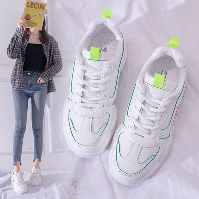 Old shoes female Korean version of the network red Harajuku students ins thick-soled sports shoes
Old shoes female Korean version of the network red Harajuku students ins thick-soled sports shoes