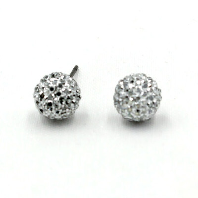 Cheap Jewelry Simple Shining Crystal Round Ball Stud Earring Women Gold Silver Punk Metal Brinco Cute Pendiente Nice Gift
Cheap Jewelry Simple Shining Crystal Round Ball Stud Earring Women Gold Silver Punk Metal Brinco Cute Pendiente Nice Gift