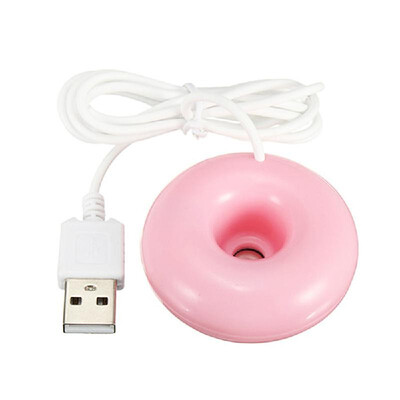 Floating Mini Doughnut Ultrasonic Humidifier Home Use USB Air Fresher Portable Purifier Aroma Diffuser