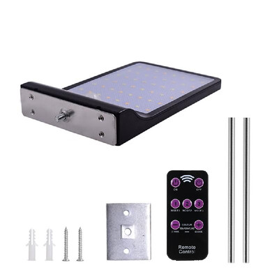 32V 35W 48 LED 450LM Solar Powered Energy PIR Motion Sensor Wall Lamp with Remote Control Controller Adopted Human Infrared Indu
32V 35W 48 LED 450LM Solar Powered Energy PIR Motion Sensor Wall Lamp with Remote Control Controller Adopted Human Infrared Indu
