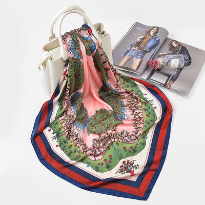 2018 spring new large flower satin simulation silk ladies versatile square scarf ladies high-grade silk scarf fashion scarf batch
2018 spring new large flower satin simulation silk ladies versatile square scarf ladies high-grade silk scarf fashion scarf batch