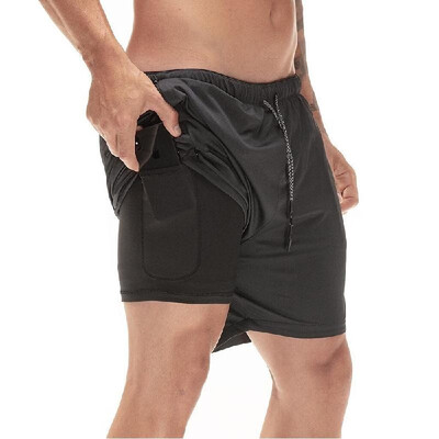 Men 2 in 1 Running Shorts Quick Drying Gym Training Cycling Workout Active Shorts with 4 Pockets
Men 2 in 1 Running Shorts Quick Drying Gym Training Cycling Workout Active Shorts with 4 Pockets