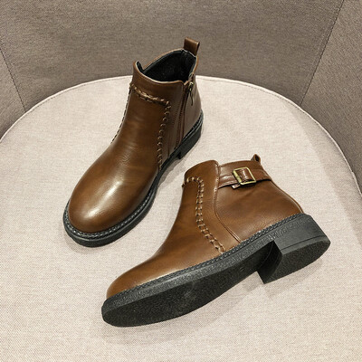 Boots children boots low heels ins Martin boots women British Wind short barrel thick heels in autumn
Boots children boots low heels ins Martin boots women British Wind short barrel thick heels in autumn