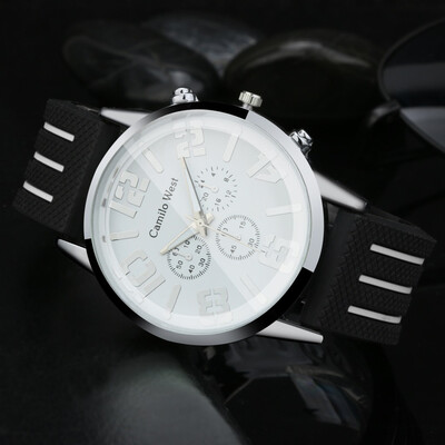Gobestart Fashion Trend Outdoor Sports Watch Silicone Strap Three-eye Dial Mens Watch
Gobestart Fashion Trend Outdoor Sports Watch Silicone Strap Three-eye Dial Mens Watch