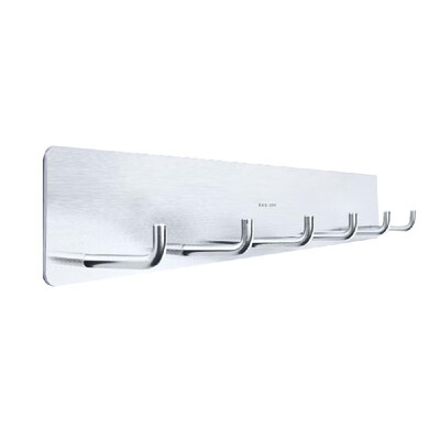 Coat Hook Rack Adhensive Wall Mount Hook SUS 304 Stainless Steel Towel Hook with 6 Hooks for Bedroom Kitchen Hallways Office
Coat Hook Rack Adhensive Wall Mount Hook SUS 304 Stainless Steel Towel Hook with 6 Hooks for Bedroom Kitchen Hallways Office