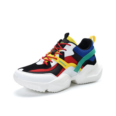 Wearable mens shoes comfortable fashion sports shoes trend running shoes wild thick bottom increase casual shoes men
Wearable mens shoes comfortable fashion sports shoes trend running shoes wild thick bottom increase casual shoes men