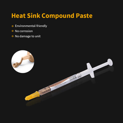 Thermal Compound Paste Heat Sink Paste 10Pcs Thermal Grease CPU Silicone Plaster for All Coolers HY610 Gold
Thermal Compound Paste Heat Sink Paste 10Pcs Thermal Grease CPU Silicone Plaster for All Coolers HY610 Gold