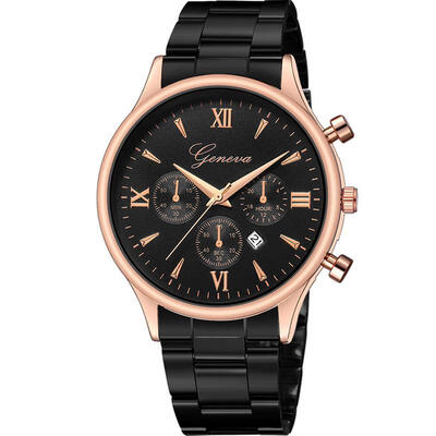 GENEVA Watch men Stainless Steel Analog Quartz Wristwatch Ladies Female Fashion Minimalist Silver Hot Sale Watches
GENEVA Watch men Stainless Steel Analog Quartz Wristwatch Ladies Female Fashion Minimalist Silver Hot Sale Watches