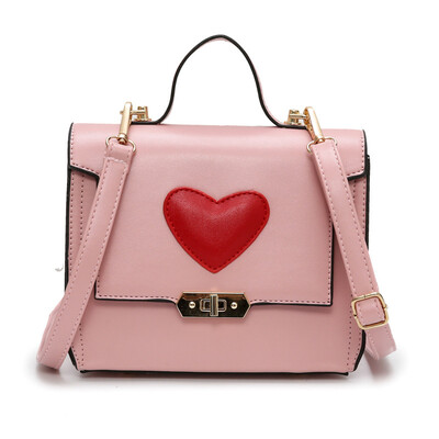 Square Handbag Women 2019 Simple Heart Cute Young Girl Tote Bag Fresh Design Lady Shoulder Oblique Small Messenger Crossbody Bag
Square Handbag Women 2019 Simple Heart Cute Young Girl Tote Bag Fresh Design Lady Shoulder Oblique Small Messenger Crossbody Bag
