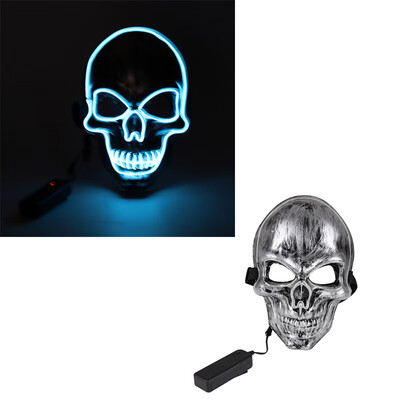 Halloween EL Wire Light Up Mask Scary Skull Shaped Mask For Adult Halloween Party Cosplay Costume Supplies
Halloween EL Wire Light Up Mask Scary Skull Shaped Mask For Adult Halloween Party Cosplay Costume Supplies