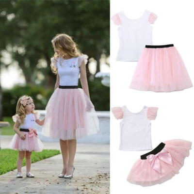 Fashion Mother Daughter Tee Skirt Summer Family Matching 2019 New Leisure Set UK
Fashion Mother Daughter Tee Skirt Summer Family Matching 2019 New Leisure Set UK