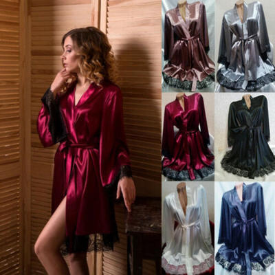 Sexy Womens Lingerie Sleepwear Lace Dress Lady Long Bathrobe Night Gown Robe UK
Sexy Womens Lingerie Sleepwear Lace Dress Lady Long Bathrobe Night Gown Robe UK