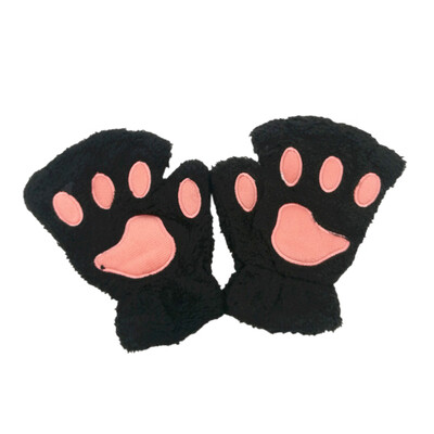 Women Super Lovely Bear Plush Cat Paw Claw Glove Soft Winter Fingerless Mitten Gloves
Women Super Lovely Bear Plush Cat Paw Claw Glove Soft Winter Fingerless Mitten Gloves