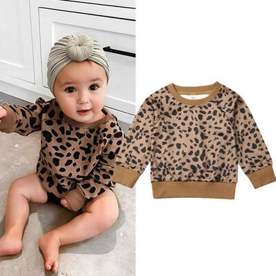 Winter Unisex Baby Leopard Sweatshirt Toddler Baby Boy Girl Long Sleeve Pullover Casual Top
Winter Unisex Baby Leopard Sweatshirt Toddler Baby Boy Girl Long Sleeve Pullover Casual Top