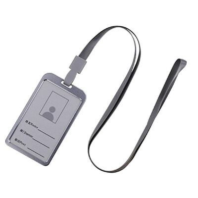 Vertical Style Aluminum Alloy ID Name Card Case Business Work Card Badge Holder with Lanyard
Vertical Style Aluminum Alloy ID Name Card Case Business Work Card Badge Holder with Lanyard