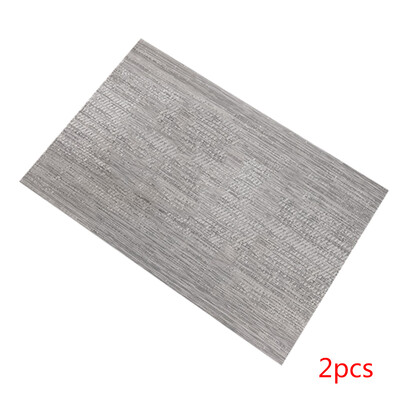 2pcs Table Mat Washing Free Placemat Heat Resistant Woven Quick Drying Tableware Pad for Kitchen
2pcs Table Mat Washing Free Placemat Heat Resistant Woven Quick Drying Tableware Pad for Kitchen