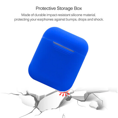 Silicone Headphones Case for Apple AirPods Wireless BT Headset Protective Storage Box Earphone Cover Pouch
Silicone Headphones Case for Apple AirPods Wireless BT Headset Protective Storage Box Earphone Cover Pouch