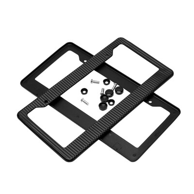1 Pair Universal Black Carbon Fiber Printed Style Durable ABS FrontRear License Plate Frame
1 Pair Universal Black Carbon Fiber Printed Style Durable ABS FrontRear License Plate Frame
