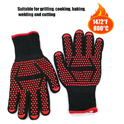 Kitchen Gloves BBQ Heated Heat-resistant Multi-purpose Cooking Gloves Suitable for Grilling Cooking Baking Welding&Cutting
Kitchen Gloves BBQ Heated Heat-resistant Multi-purpose Cooking Gloves Suitable for Grilling Cooking Baking Welding&Cutting