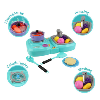 Tailored 29Pcs Children Kitchen Play Toy Cookware Dishwash Sound Light Pretend Toy Gifts
Tailored 29Pcs Children Kitchen Play Toy Cookware Dishwash Sound Light Pretend Toy Gifts