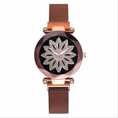Fashionanle Stylish Casual Flower Starry Dial Face Women Watch Wristwatch with Magnet Strap Band
Fashionanle Stylish Casual Flower Starry Dial Face Women Watch Wristwatch with Magnet Strap Band