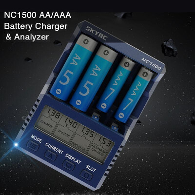 SKYRC NC1500 4-Slot Smart Battery Charger Discharger & Analyzer for AAAAA Ni-MH Battery
SKYRC NC1500 4-Slot Smart Battery Charger Discharger & Analyzer for AAAAA Ni-MH Battery