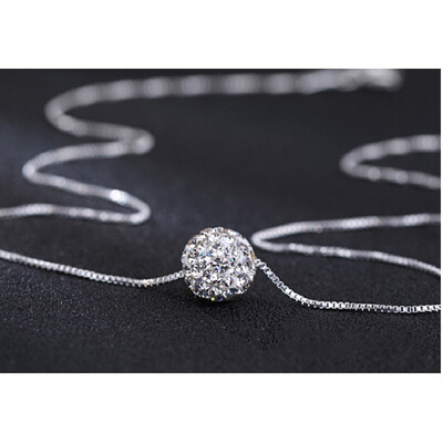 One Shambhala Ball Ladies Short Chain Necklaces Women Ball Chain Elegant Brief Anti-Allergic Twisted Singapore Chain Collares
One Shambhala Ball Ladies Short Chain Necklaces Women Ball Chain Elegant Brief Anti-Allergic Twisted Singapore Chain Collares