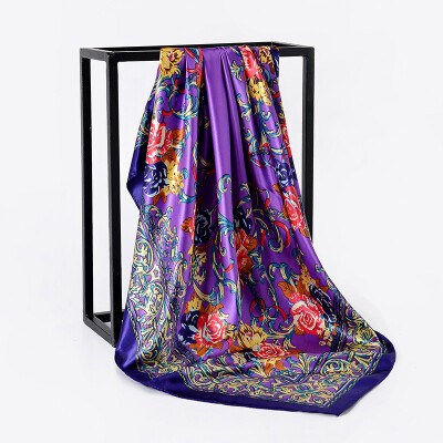 90cm90cm Japanese&Korean style rose flower lady simulation silk scarf large square scarf FJ134
90cm90cm Japanese&Korean style rose flower lady simulation silk scarf large square scarf FJ134