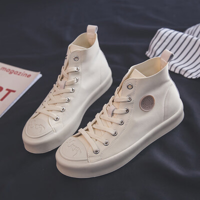 High top canvas shoes women 2019 summer new red Korean jelly soft bottom mesh breathable sports casual white shoes
High top canvas shoes women 2019 summer new red Korean jelly soft bottom mesh breathable sports casual white shoes