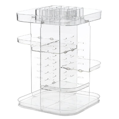 Makeup Organizer 360 Degree Rotation Multi-Functional Cosmetic Display Case Storage Box DIY Adjustable Height for Brushes Lipstick
Makeup Organizer 360 Degree Rotation Multi-Functional Cosmetic Display Case Storage Box DIY Adjustable Height for Brushes Lipstick