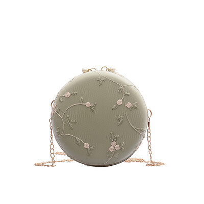 Mini Round Shoulder Bags For Women Designer Embroidery Flower Handbag Ladies Small Messenger Bag Clutch YJ
Mini Round Shoulder Bags For Women Designer Embroidery Flower Handbag Ladies Small Messenger Bag Clutch YJ