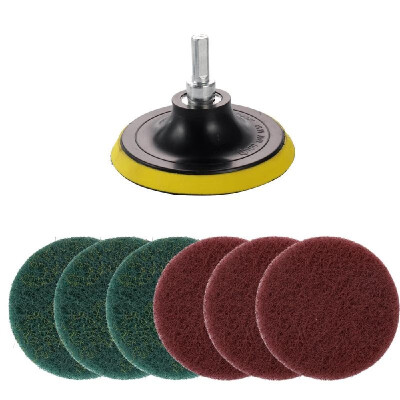 Electric Drill Self-adhesive Disc 10MM Shaft Scouring Pad Fiber Wheel Cleaning Tool
Electric Drill Self-adhesive Disc 10MM Shaft Scouring Pad Fiber Wheel Cleaning Tool