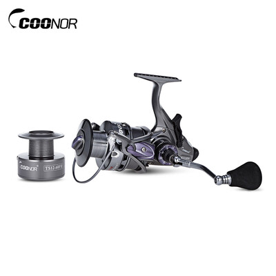 COONOR TS12 10 1BB Double Gear Ratio 631 431 Spinning Fishing Reel with Metal Folding Handle
COONOR TS12 10 1BB Double Gear Ratio 631 431 Spinning Fishing Reel with Metal Folding Handle