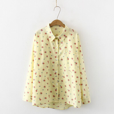 Fashion Womens Blouse Autumn Ladies Button Down Long Sleeve Printed Blouse Loose Casual Turn-down Collar Shirt Tops
Fashion Womens Blouse Autumn Ladies Button Down Long Sleeve Printed Blouse Loose Casual Turn-down Collar Shirt Tops