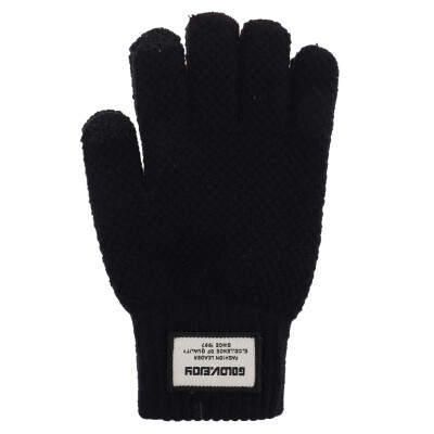 Mens Knitted Touch Screen Gloves Solid Thicken Full Finger Gloves For Winter Wool Cashmere Solid Gloves
Mens Knitted Touch Screen Gloves Solid Thicken Full Finger Gloves For Winter Wool Cashmere Solid Gloves