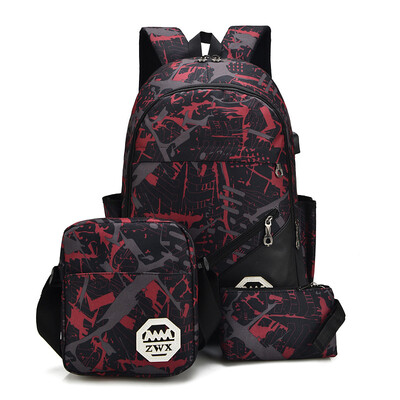 Canvas backpack mens multi-function backpack casual large-capacity travel bag backpack charging backpack
Canvas backpack mens multi-function backpack casual large-capacity travel bag backpack charging backpack