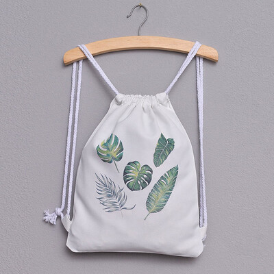 Tailored Fashion Women Leaves Print Drawstring Backpack Large Tote Canvas Backpack Bag
Tailored Fashion Women Leaves Print Drawstring Backpack Large Tote Canvas Backpack Bag