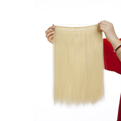 Invisible Wire No Clips in Hair Extensions Secret Fish Line Hairpieces Silky Straight real natural Synthetic
Invisible Wire No Clips in Hair Extensions Secret Fish Line Hairpieces Silky Straight real natural Synthetic