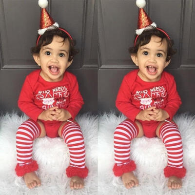 2PCs Christmas Newborn Infant Baby Girls Clothes Bodysuit Romper JumpsuitLeg Warmers Outfits Set 0-24M
2PCs Christmas Newborn Infant Baby Girls Clothes Bodysuit Romper JumpsuitLeg Warmers Outfits Set 0-24M