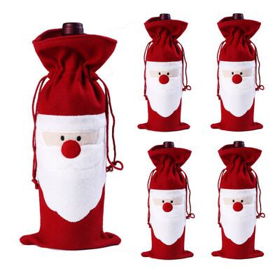 Tailored 5PC set Christmas Wine Bottle Set Santa Decoration Xmas Bottle Cap Xmas Decor
Tailored 5PC set Christmas Wine Bottle Set Santa Decoration Xmas Bottle Cap Xmas Decor