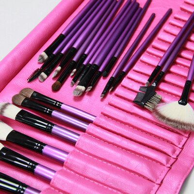 24pcs Pro Makeup Brushes Set Cosmetic Foundation Eyeshadow Lip Tool